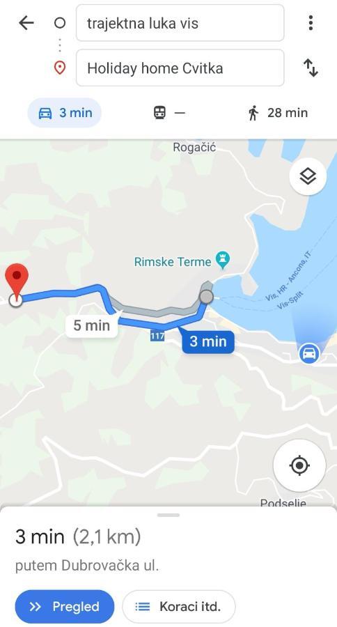 Holiday Home Cvitka Vis Ngoại thất bức ảnh